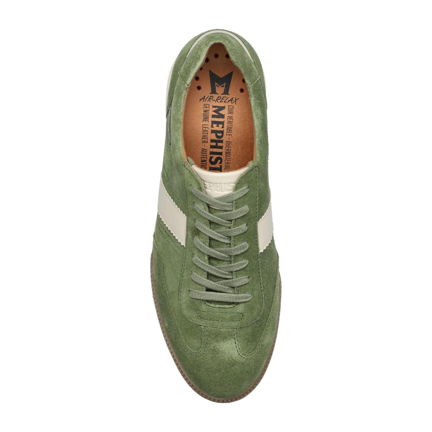 lacets homme modèle Elyo Vert olive - Mephisto